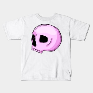 Pink Skull Kids T-Shirt